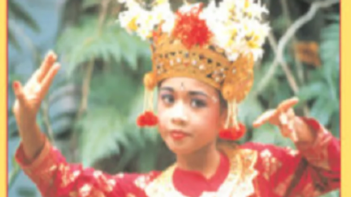 Girl in traditional clothing